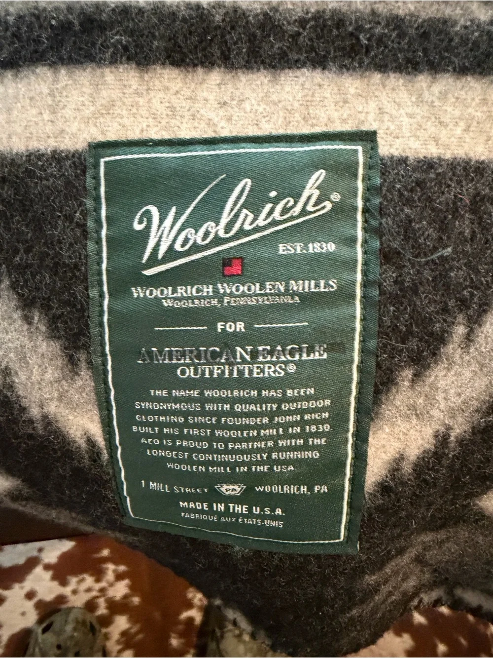 Woolrich warm wool